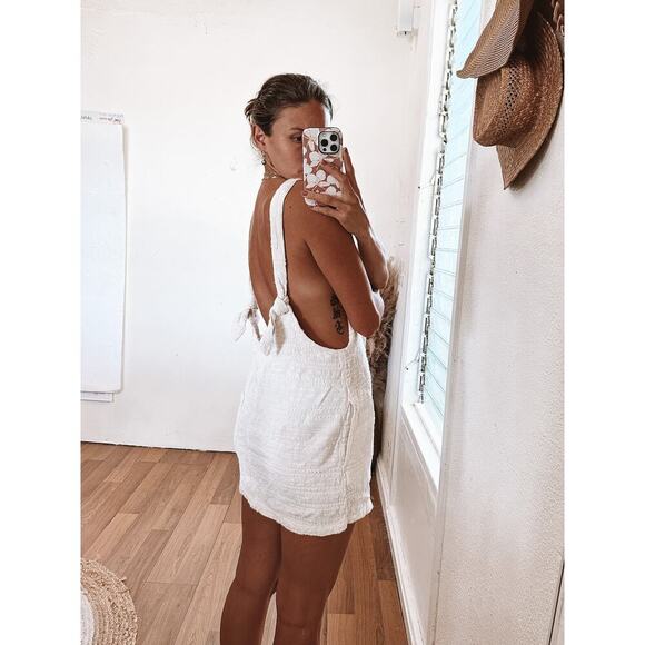 Free People Janey Pinafore Dress Medium - Picture 8 of 12